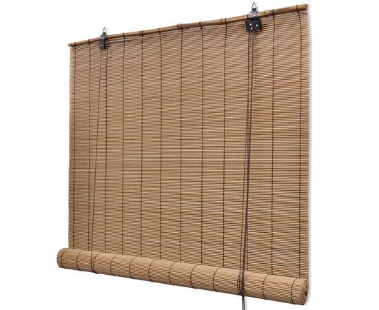Jaluzea din bambus maro 150 x 220 cm