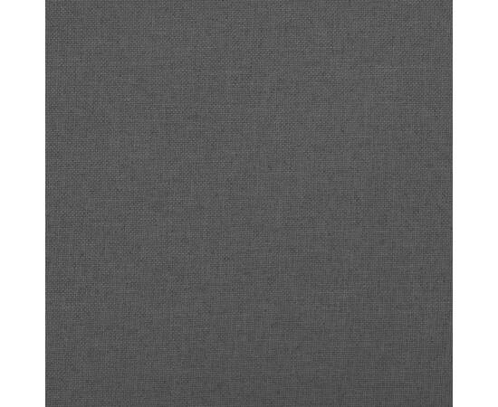 Bancă depozitare pliabilă, negru, 76x38x38 cm, imitație pânză, 3 image