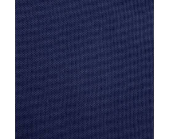 Taburet de depozitare pliabil, albastru, imitație de pânză, 7 image
