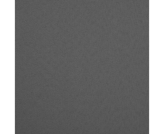 Taburete de depozitare pliabile, 2 buc., negru, imitație pânză, 8 image