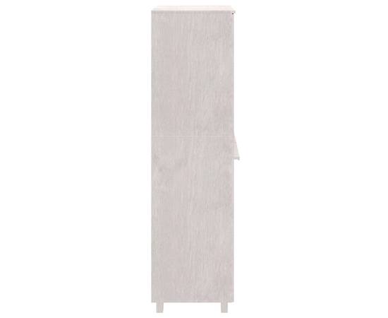 Șifonier, alb, 89x50x180 cm, lemn masiv pin, 7 image