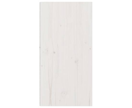 Dulap de perete, alb, 30x30x60 cm, lemn masiv de pin, 7 image