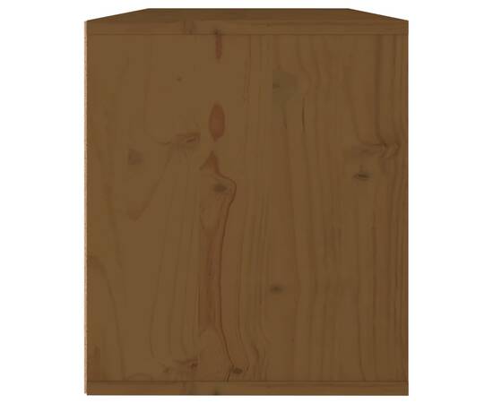 Dulap de perete, maro miere, 60x30x35 cm, lemn masiv de pin, 7 image