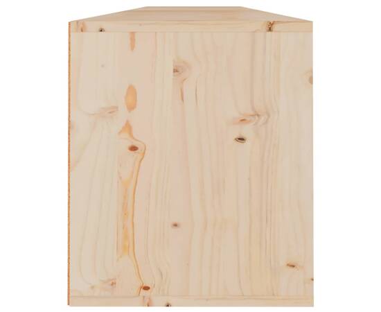Dulapuri de perete 2 buc.,100x30x35 cm, lemn masiv de pin, 7 image