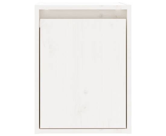 Dulapuri de perete 2 buc. alb, 30x30x40 cm, lemn masiv de pin, 6 image