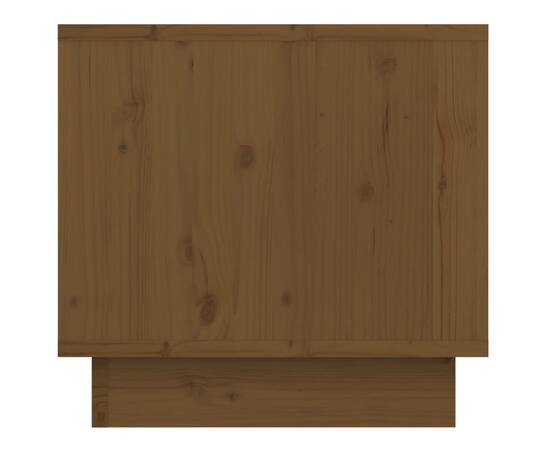 Noptieră, maro miere, 35x34x32 cm, lemn masiv de pin, 6 image