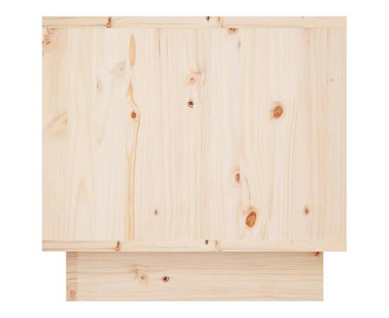 Noptiere, 2 buc., 35x34x32 cm, lemn masiv de pin, 6 image