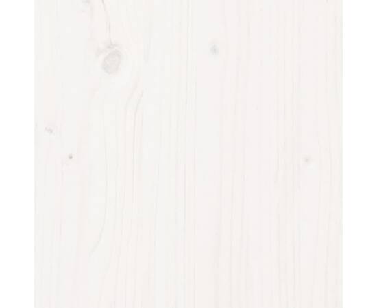 Dulap înalt, alb, 37x34x110 cm, lemn masiv de pin, 8 image