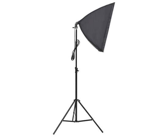 Kit de iluminat pentru studio cu fundaluri și softbox-uri, 4 image