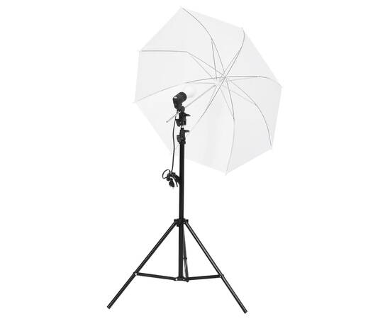 Kit lumini studio foto, fundaluri şi umbrele, 3 image