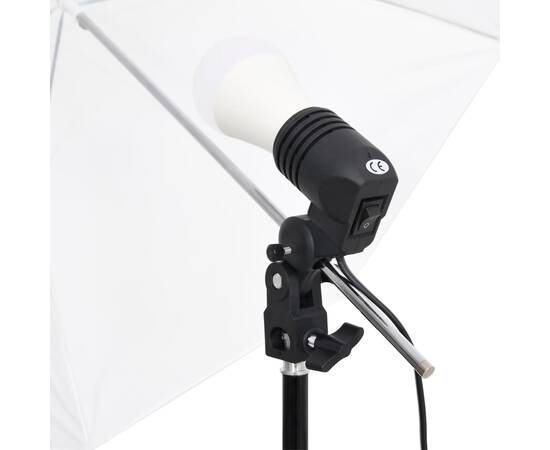 Kit lumini studio foto, fundaluri şi umbrele, 5 image