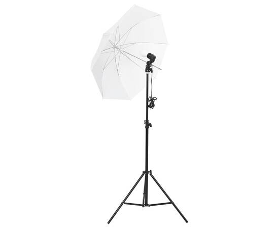 Kit lumini studio foto, fundaluri şi umbrele, 2 image