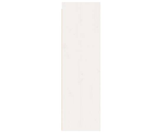 Dulap de perete, alb, 30x30x100 cm, lemn masiv de pin, 6 image
