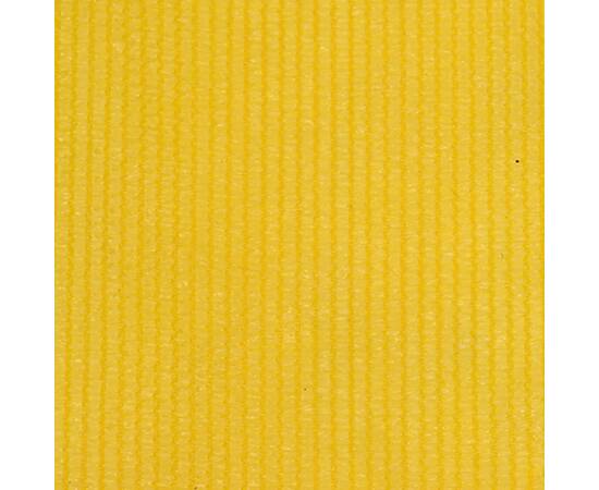 Jaluzea tip rulou de exterior, galben, 60x140 cm, hdpe, 5 image