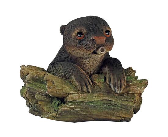 442057 ubbink floating spitter garden fountain otter, 2 image