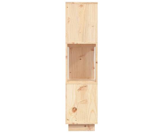Bibliotecă/separator cameră, 80x25x101 cm, lemn masiv pin, 6 image