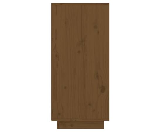 Dulap consolă, maro miere, 60x34x75 cm, lemn masiv de pin, 7 image