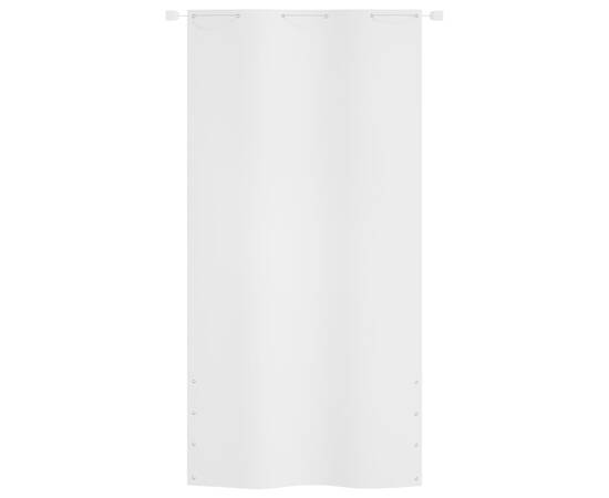 Paravan de balcon, alb, 120x240 cm, țesătură oxford, 2 image