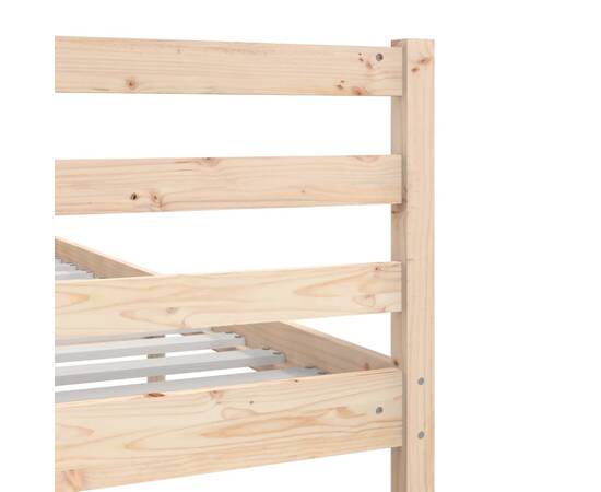 Cadru de pat, 120x200 cm, lemn masiv, 8 image