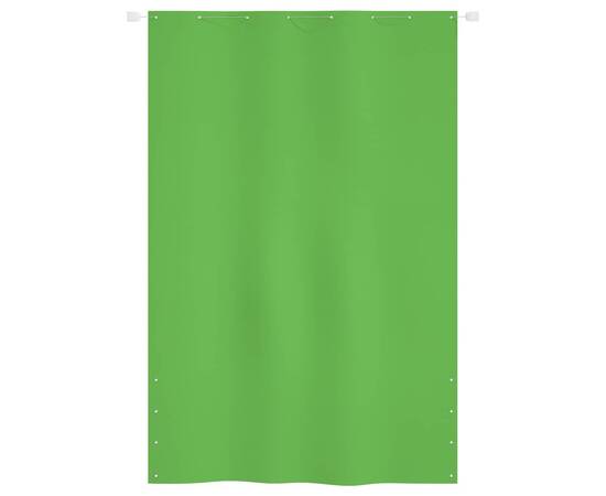 Paravan de balcon, verde deschis, 160x240 cm, țesătură oxford, 2 image