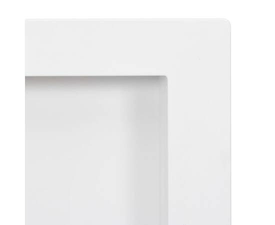 Nișă de duș, 3 compartimente, alb mat, 41x99x9 cm, 5 image