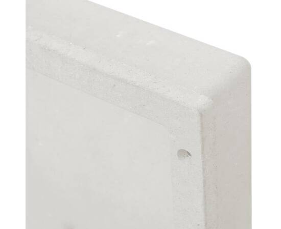 Nișă de duș, alb mat, 41x36x10 cm, 6 image