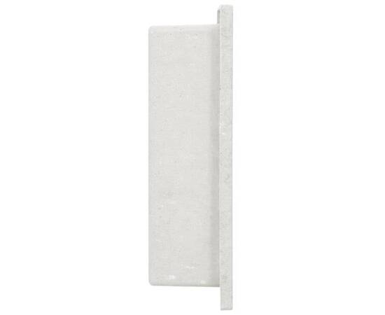 Nișă de duș, alb mat, 41x36x10 cm, 3 image