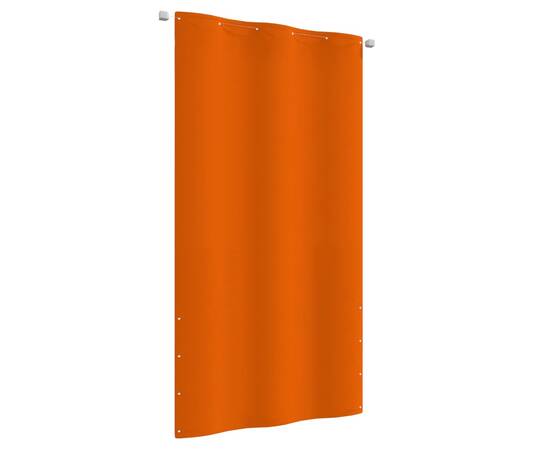 Paravan de balcon, portocaliu, 120 x 240 cm, țesătură oxford