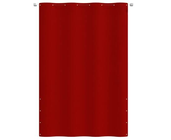 Paravan de balcon, roșu, 160 x 240 cm, țesătură oxford, 2 image
