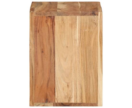 Taburet, 40x30x40 cm, lemn masiv de acacia, 3 image