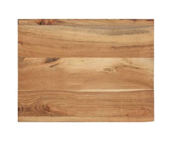 Taburet, 40x30x40 cm, lemn masiv de acacia, 4 image