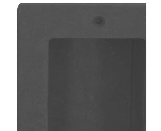 Nișă de duș, 2 compartimente, negru mat, 41x51x10 cm, 5 image