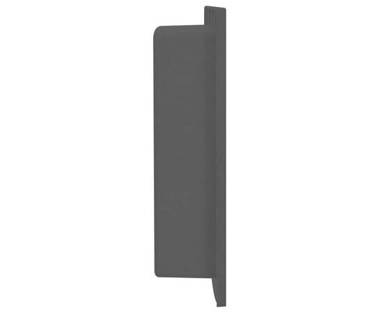 Nișă de duș, negru mat, 41x51x10 cm, 3 image