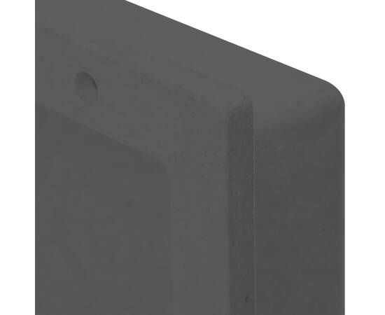 Nișă de duș, negru mat, 41x51x10 cm, 6 image