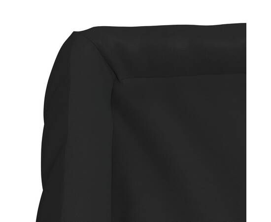 Saltea de câini cu perne, negru, 115x100x20 cm, material oxford, 6 image