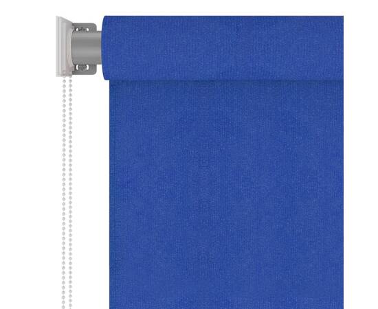 Jaluzea tip rulou de exterior, albastru, 160x230 cm, hdpe, 4 image