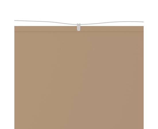 Copertină verticală, gri taupe, 100x270 cm, țesătură oxford, 2 image