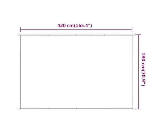 Copertină verticală, verde deschis, 180x420 cm, țesătură oxford, 5 image