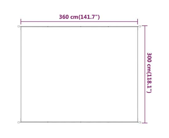 Copertină verticală,verde deschis, 300x360 cm, țesătură oxford, 5 image