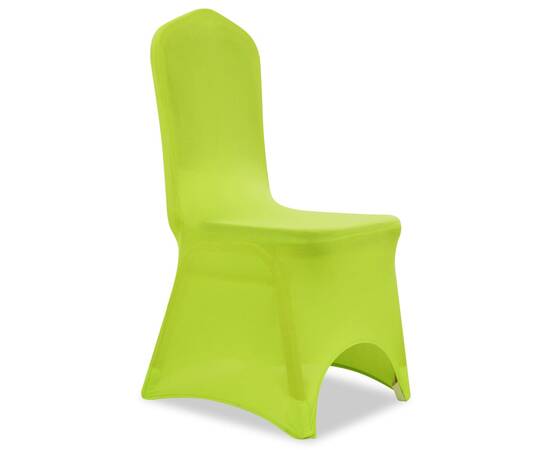 Husă de scaun elastică, 4 buc., verde, 2 image