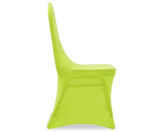 Husă de scaun elastică, 6 buc., verde, 4 image