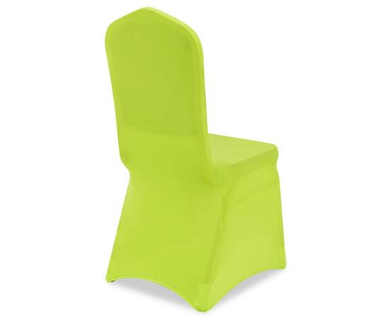 Husă de scaun elastică, 6 buc., verde, 5 image