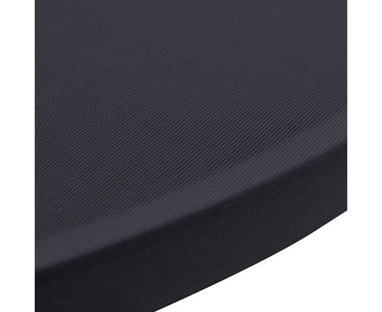 Husă elastică pentru masă, 2 buc., antracit, 70 cm, 4 image