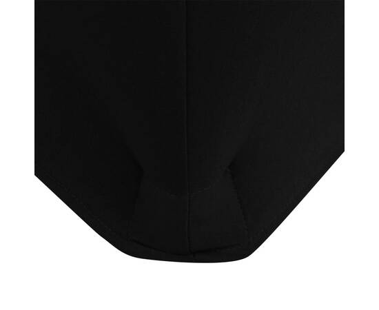 Huse de masă elastice, 2 buc, negru, 183 x 76 x 74 cm, 3 image