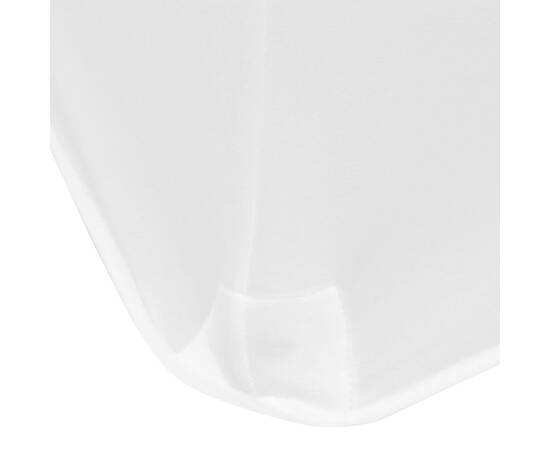 Huse elastice pentru masă, 120 x 60,5 x 74 cm , alb, 2 buc., 3 image