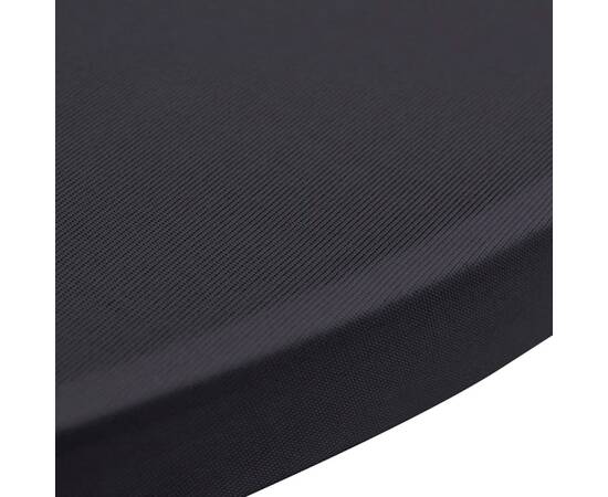 Husă elastică pentru masă, 4 buc., antracit, 80 cm, 5 image