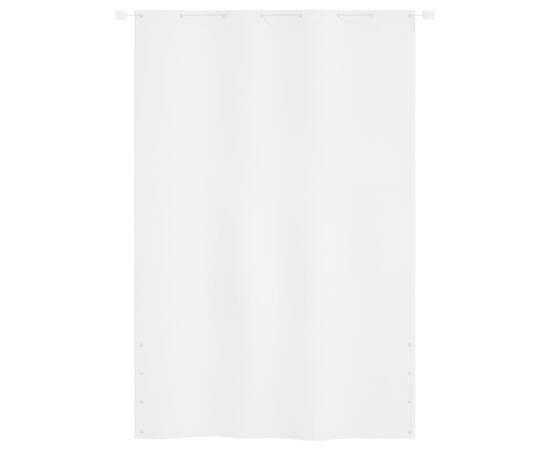 Paravan de balcon, alb, 160 x 240 cm, țesătură oxford, 2 image