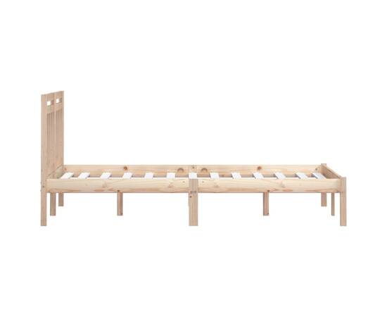 Cadru de pat, 160x200 cm, lemn masiv de pin, 5 image