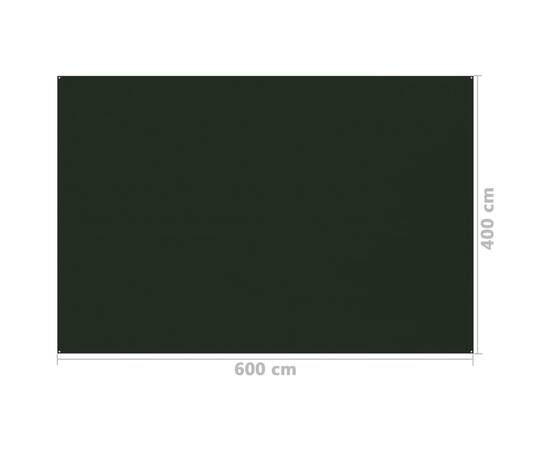 Covor pentru cort, verde închis, 400x600 cm, 4 image