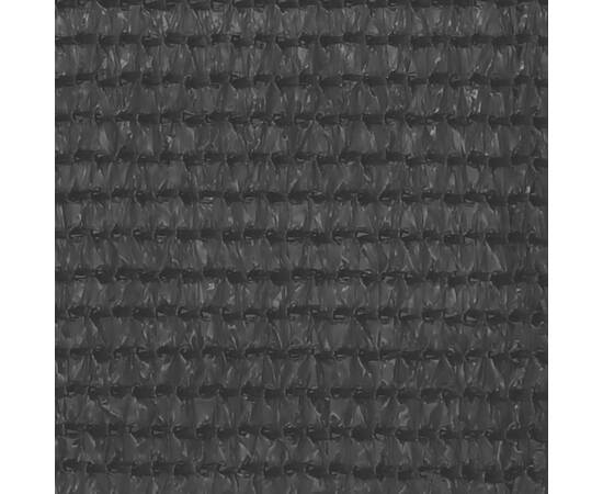 Paravan de balcon, negru, 120x300 cm, hdpe, 2 image